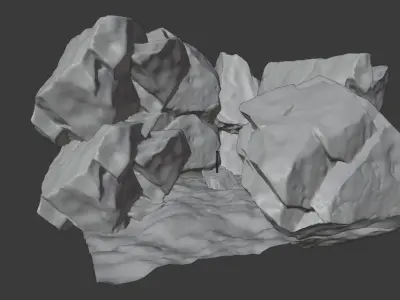 thunder sword Low-poly 3D model buy