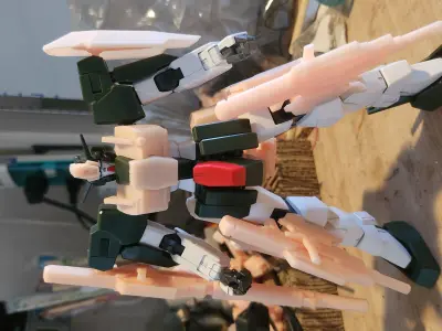 Cherudim Gumdam SAGA type gbf Conversion kit 1-100 3D print model