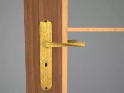 House door Free 3D model purchase