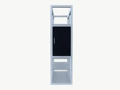Industrial Rack Cabinet 3D model