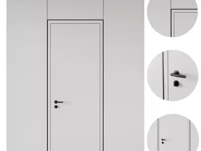 Door set 13 3D model