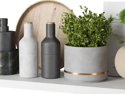 Kitchen accessories 02 3D model