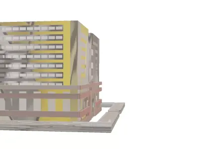 school building 3D model 88