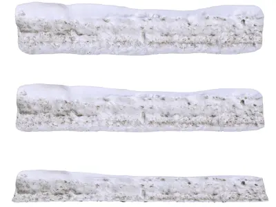 Snow 02 Low-poly 3D model