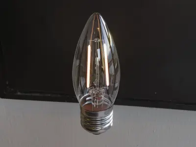 Candle Light Bulb 3D model
