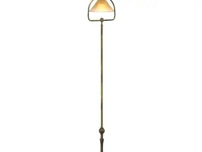 Craftsman Harp Floor Lamp 3D model