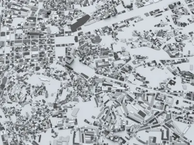 Lisbon Streets and Buildings 3D model