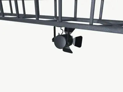 Spot Light Low-poly 3D model