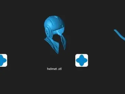 Anakin Pod Racer Helmet Bundle STL 3D print model