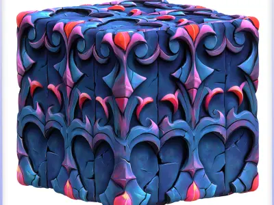 Stylized Wall Seamless Texture Texture 49