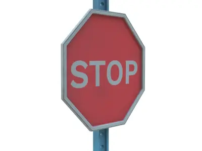 Street Sign 15 3D model