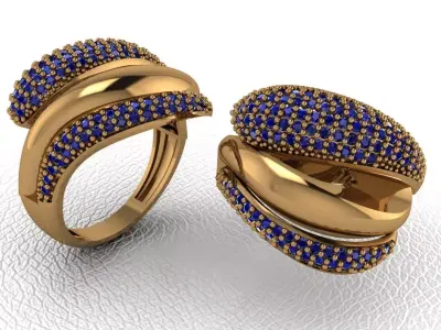 light gram ring-12 3D print model