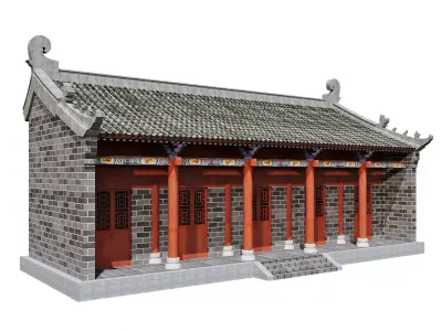 Japan Ancestral Hall 3D model