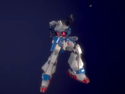 Heavy Gundam 3D model