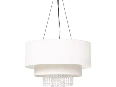 Ideallux OPERA SP6 ARGENTO Pendant chandelier 3D model