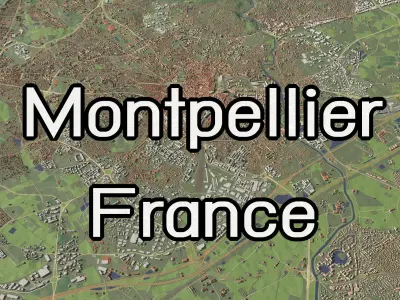 France - city and urban 3D Model Pack