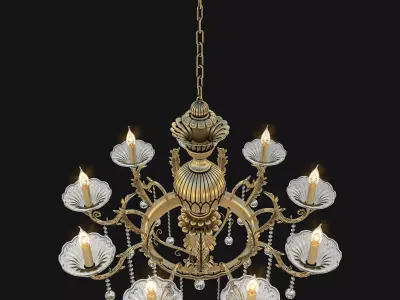 Classic Chandelier 3 3D model