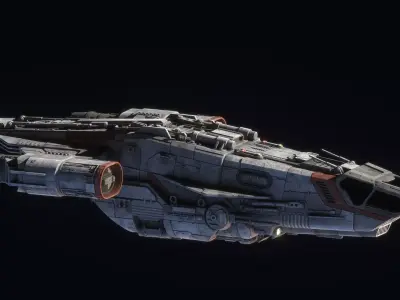Bounty Hunter Ship - Star Wars 3D model
