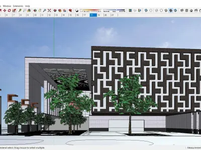 Sketchup Cultral Center G5 3D model