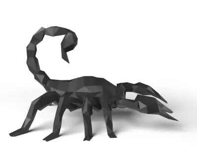 Scorpion Low Poligonal Low-poly 3D model