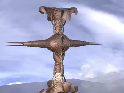 Deep sea Dreadnought tower  3D model