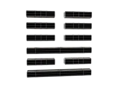 I Ching Hexagrams 36 ming yi v1 001 Low-poly 3D model