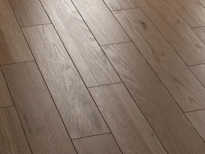 Wood floor 6 standart and herringbone 3D model