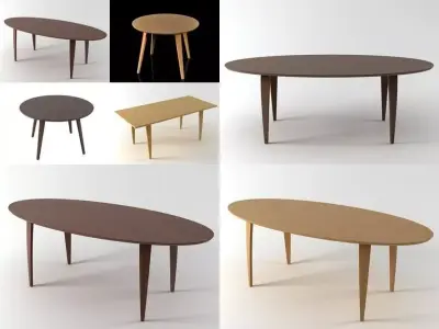 Cherner tables 3D model