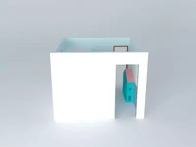 lizzorkut house with door Free 3D model