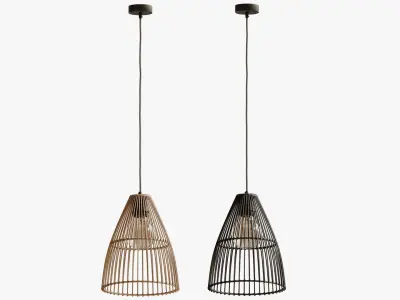 Kaya Conical Hanging Lamp 3D model