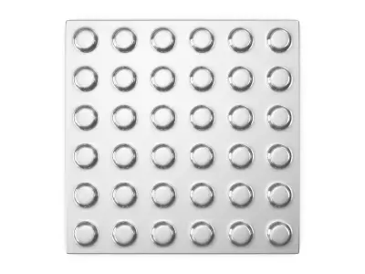 Tactile Pavement Dotted Metal 3D model