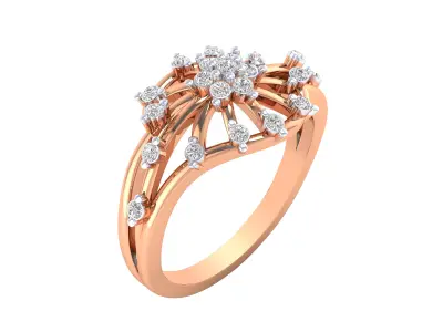  Women Ring Render 3dm STL MTL SLC JCD OBJ FBX Details 3D print model 54