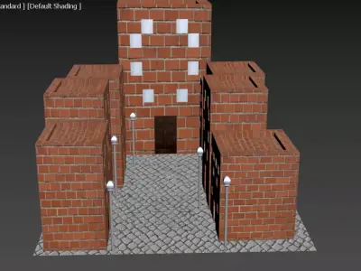 Beco pequeno Free 3D model
