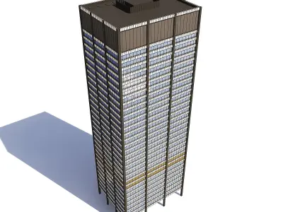 Skyscraper 3D Model 3D model