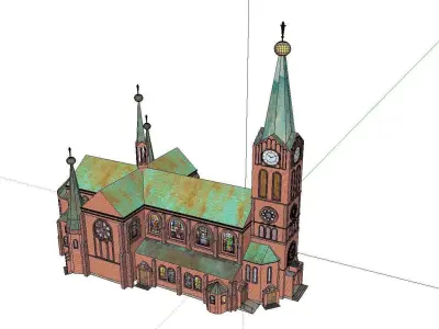 Architecture-Religion-God-Culture-Temple-060 church 3D model