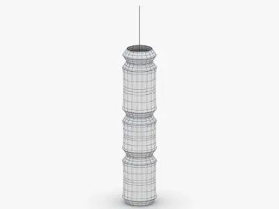 1508 - Hanging Lamp Low-poly 3D model