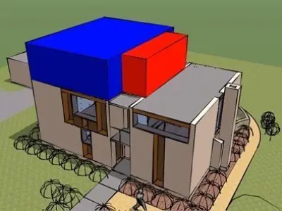 Margaret Esherick House Concept 3D model