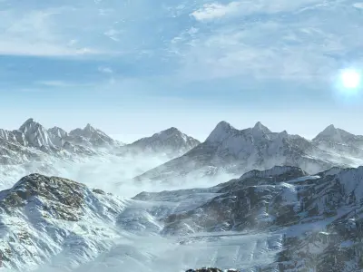  Terrain Mountain Range Lake Alaska 31 Landscape 