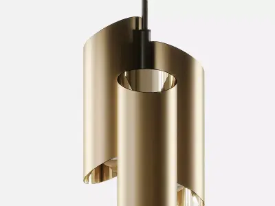 6 Light Unique Statement  Pendant by ARTERIORS 3D model