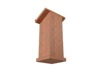Lectern v1 001 Low-poly 3D model