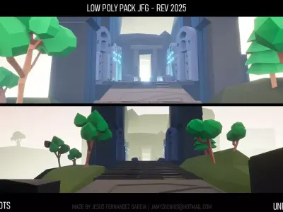 Low Poly Pack JFG - Rev 2025 Low-poly 3D model