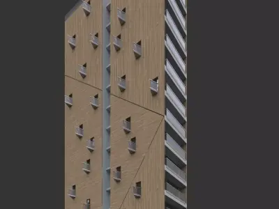 Administrative Building 3D model buy