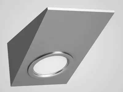 Single Ceiling-Wall Halogen Light 33 3D model
