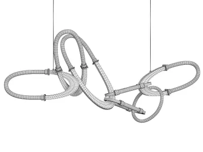 Bouchon Chandelier by Barlas Baylar Low-poly 3D model