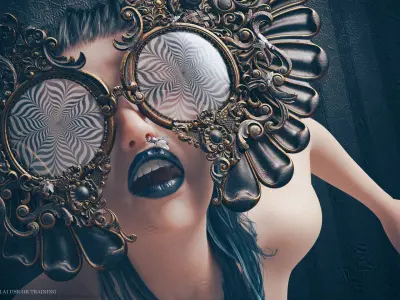 Des Papillons Lunettes (Maison Des Monstres Collection) - DAZ Files