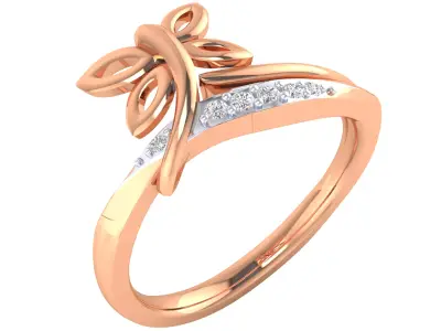  Women Ring Render 3dm STL MTL SLC JCD OBJ FBX Details 3D print model 41
