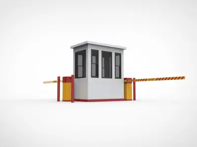 parking locket ticket Low-poly 3D model