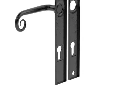 Stonebridge Curl Multipoint Door Handle 3D model