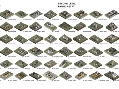 30 Houses pack - Revit 3D model