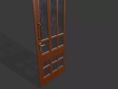 Door L Low-poly 3D model